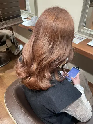 ミディアム カラー 羽田翔大/ブリーチ/ ボブカット/店長のヘアスタイル