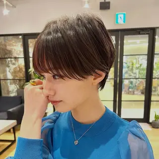 ショート 暖色/ボブ/吉岡美音 GIEN NU茶屋町のヘアスタイル