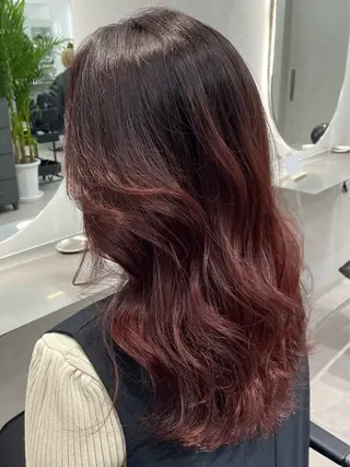 ロング 吉田 璃玖のヘアスタイル