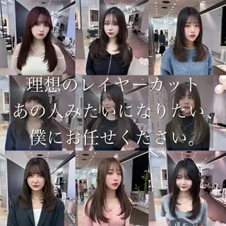 ロング カラー 髪質改善/縮毛矯正/ 韓国ヘア/矢野のヘアスタイル