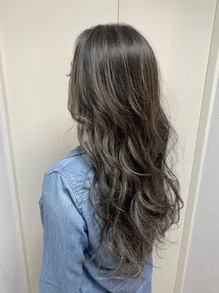 ロング カラー パーマ ヘアアレンジ filo byFeria渋谷所属・縮毛矯正/美髪 髪質改善/石田幸輔のヘアスタイル