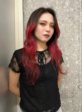 ロング カラー 清水 美紅のヘアスタイル