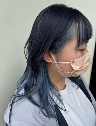 ロング カラー 髪質改善🦋山崎南乃 🪼透明感カラー✨️のヘアスタイル