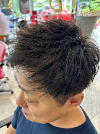 ショート メンズ OSHARE DOROBO bis所属・槇野 彪海のヘアスタイル