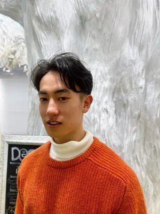 メンズ Aman  D'or所属・ショート/ボブ/東 千耀のヘアスタイル