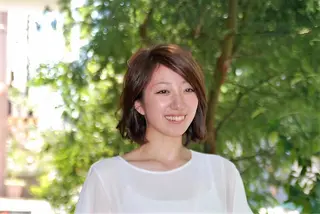 ミディアム カラー 藤田 美香のヘアスタイル