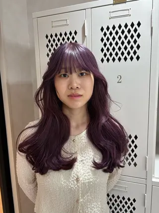 ロング AIRI🦋 韓国ヘアのヘアスタイル