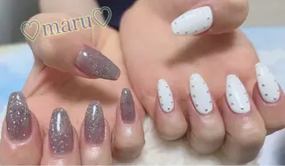 ネイル まるみ♡8/25- 31お休み🙇‍♀️のネイルデザイン