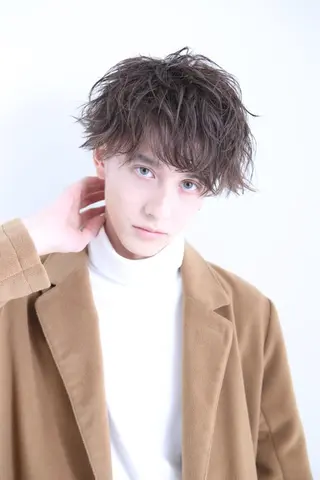 パーマ メンズ なりたいを叶える /町野 朝哉のヘアスタイル