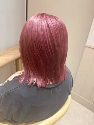ミディアム カラー 後藤 紗奈のヘアスタイル