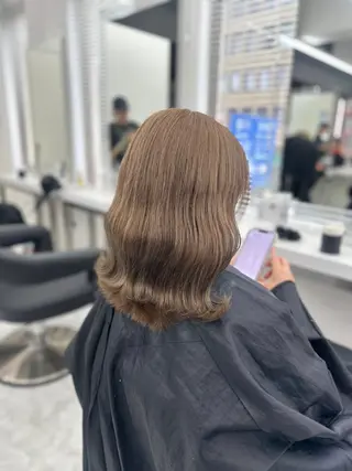 ロング カラー パーマ ヘアアレンジ メンズ キッズ ♥️韓国ヘア レイヤー♥️ゆりのヘアスタイル