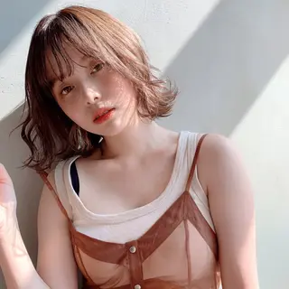 ミディアム BIANCO北堀江 AKANEのヘアスタイル