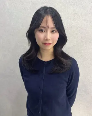 セミロング カラー Wixy mimi所属・Miu🐰/栄/艶髪 名古屋/ピンク髪のヘアスタイル