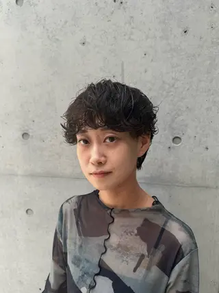 ショート 🪞表参道パーマ Nikachi🪞のヘアスタイル