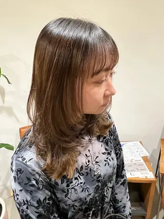 セミロング 梅田美容室/カット /Maoのヘアスタイル