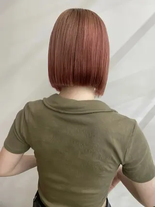 ミディアム ボブカットモデル/パ ーマ/harunaのヘアスタイル