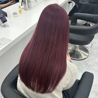 ロング カラー mina/暖色カラー 🥀韓国風カット🥀のヘアスタイル