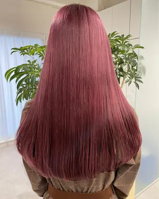 ロング カラー ヘアアレンジ スズキ シオリのヘアスタイル