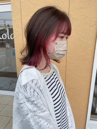 ショート カラー ヘアアレンジ 小倉 愛里のヘアスタイル