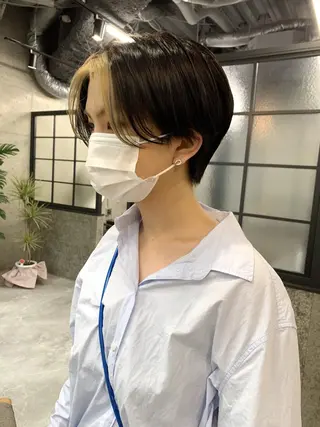 ショート カラー Leben所属・垢抜けヘア♡柔らかい カラー/mihoのヘアスタイル