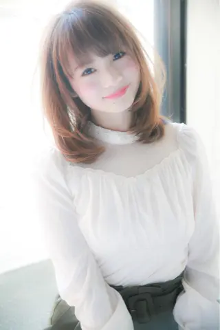 ミディアム hertim所属・髪質改善縮毛矯正 専門店のヘアスタイル