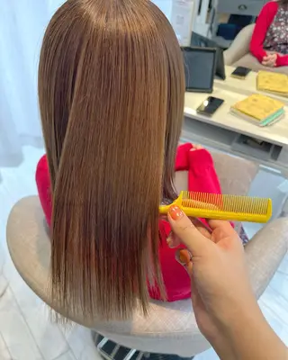 ミディアム 村上 茉莉花のヘアスタイル