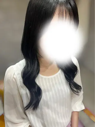 ロング bless hair & spa 横浜所属・⋆˙⟡かなこ⟡˙⋆ カットモデル募集🩵のヘアスタイル