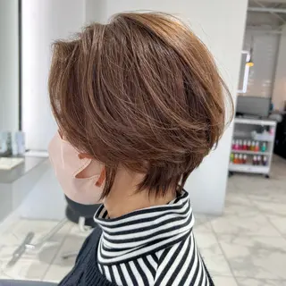 ショート カラー SHARE  SALON monloulou+plus所属・メンズパーマ 桐山 琉輝のヘアスタイル