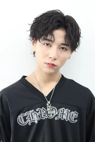 ミディアム パーマ メンズ 楽にキマる🔥垢抜け ヘア/RAIKIのヘアスタイル