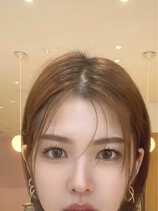 ロング カラー パーマ ヘアアレンジ 小野寺瑞希 /最小顔カットのヘアスタイル