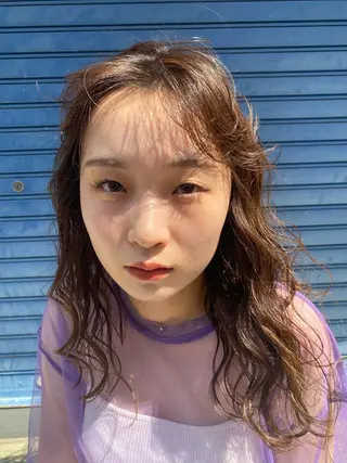 ロング カラー パーマ パーマ指名No1 /namiのヘアスタイル