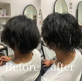 ミディアム 【酸性ストレート】 宮下和明のヘアスタイル