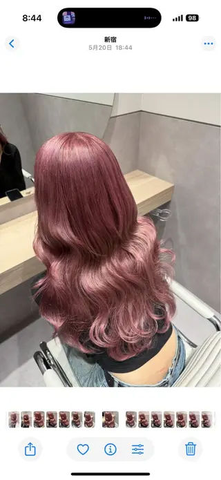 ロング カラー ヘアアレンジ ippo所属・💎韓国ヘア/ 艶カラー💎souのヘアスタイル