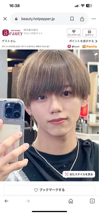 ショート Esprit de Solidarite所属・川瀬 夢来のヘアスタイル