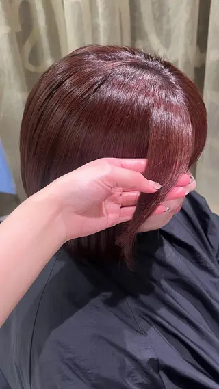 ショート カラー 梅田／ハイトーン／ NATSUKIのヘアスタイル