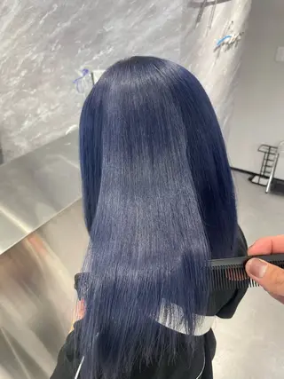 セミロング 心斎橋艶カラー💖 ノノのヘアスタイル