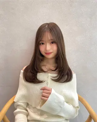 セミロング 磯部 拓磨のヘアスタイル