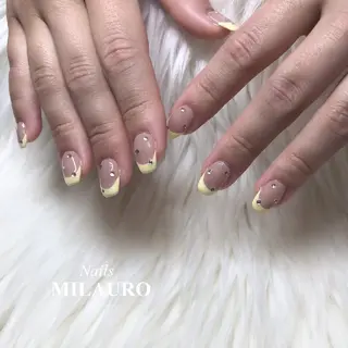 ネイル Nails MILAURO所属・MIYUKI /大人シンプルネイルのネイルデザイン