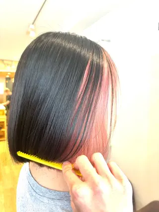 ミディアム カラー 新宿　副店長 新井彩斗のヘアスタイル