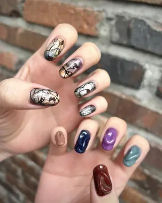 ネイル ネイルズシャトン トップネイリスト牛島のネイルデザイン