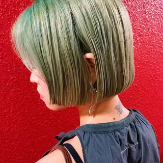 ショート カラー CODE.LINE所属・中川 竜誠のヘアスタイル