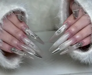 ネイル By moonネイル 🌷ワンホン/韓国風のネイルデザイン