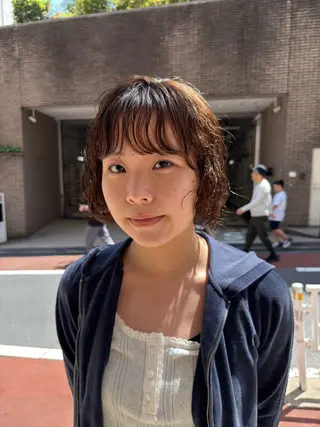 ショート パーマ パーマ/ボブ /レイヤー チヒロのヘアスタイル