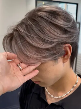 カラー メンズ 【バレイヤージュ】 kentoのヘアスタイル