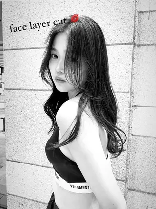 ロング 🐈⬛韓国ヘア カノン♥️のヘアスタイル