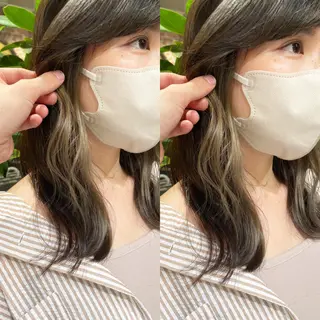 ロング カラー 大人上品な ハイライト🪄イワヤのヘアスタイル