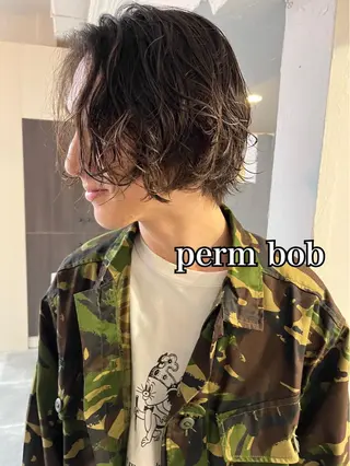 ショート カラー パーマ SALOWIN恵比寿所属・ヘッドスパで脳を 整える✨chacoのヘアスタイル