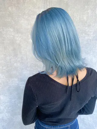 ミディアム カラー 入江 允のヘアスタイル