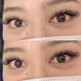 マツエク・マツパ Ai& Hitomiのマツエク・マツパデザイン