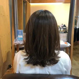 ミディアム カラー LaciTa hair design所属・吉村 萌のヘアスタイル